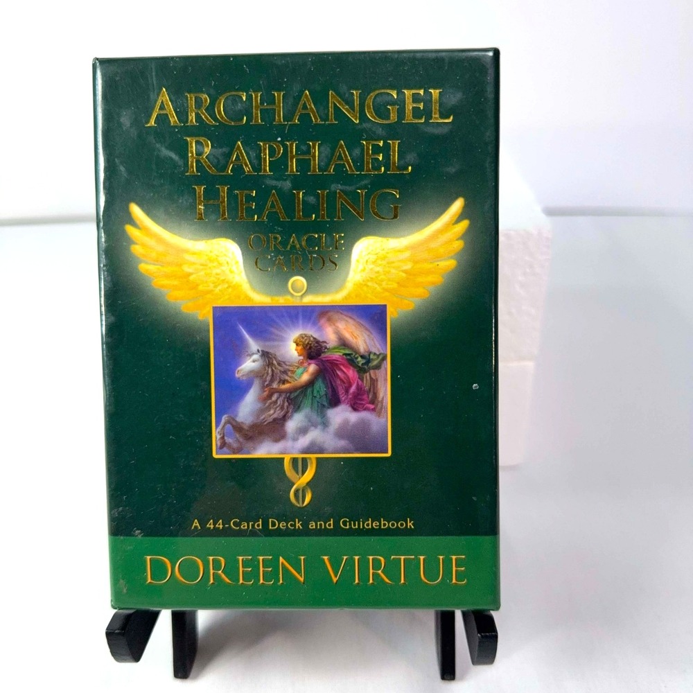 Archangel Raphael Healing Oracle Cards 44-Card Deck & Guidebook by Doreen Virtue